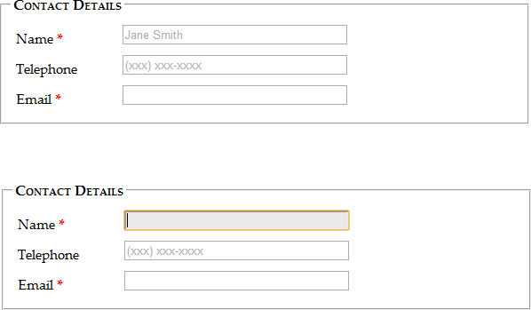 Example Of Placeholder In Numbers